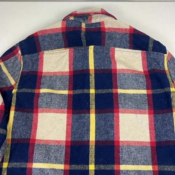 Abercrombie & Fitch thick flannel layering jacket EUC - Picture 8 of 12